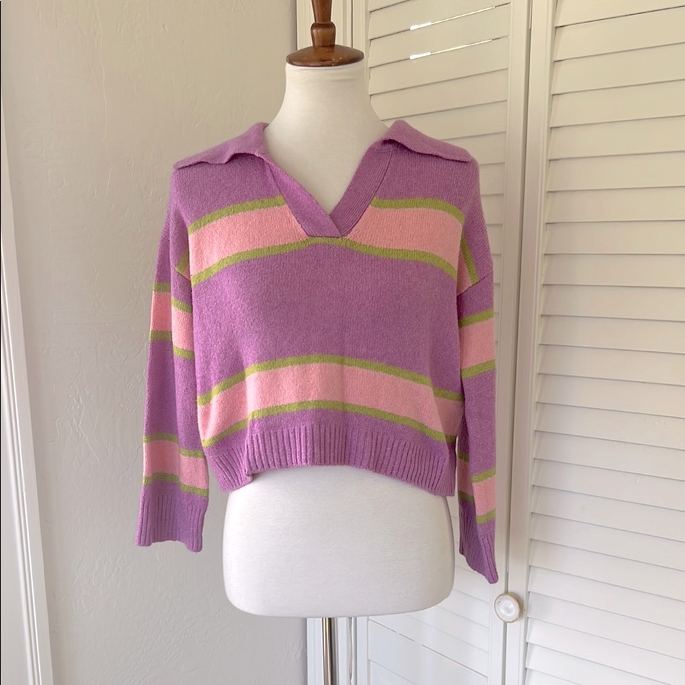 Knit cropped sweater